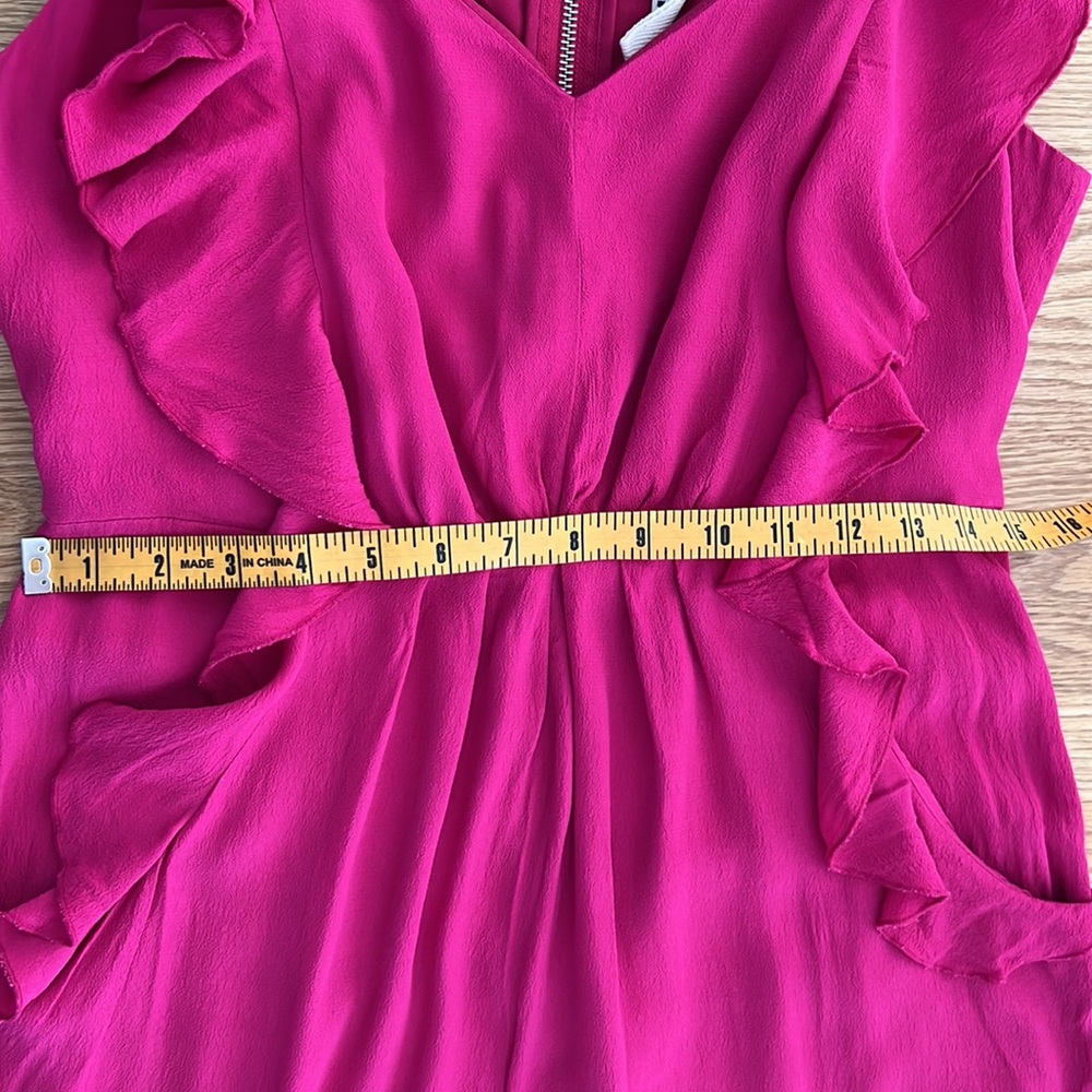 💕BEAUTIFUL Pink flowy Dress by HYPE size large - Picture 13 of 16